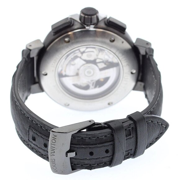 LOUIS VUITTON Tambour Evolution Q10580 GMT Automatic Men's Watch_878116 - Picture 6 of 6